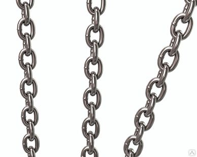 Цепь сварная короткозвенная DIN 766 (нержавеющая а2) 3х16