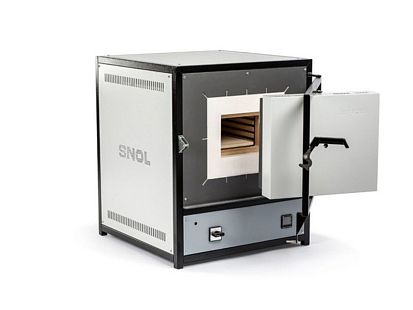 Камерная печь с подъемом двери вверх СНОЛ 1000/12-ДВ 63 кВт до 1250 С' 800х1600х800 мм огнеупоры