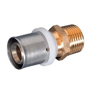 Пресс-фитинг с переходом на наружную резьбу 20x1/2" PN 16