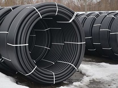 Труба ПНД обсадная D110 (7,1) Т-П L = 4 м синяя