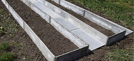 Чудо-грядка (тип 2) серый 3000x750x200 мм (асбестоцементные изделия)