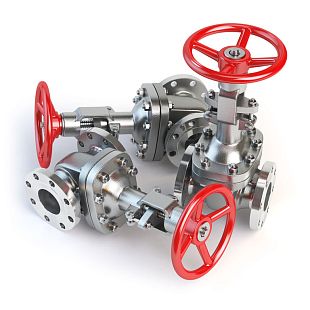 Рукоятка для клапана затворного "Butterfly" 1.4301 DN 125/150 мм